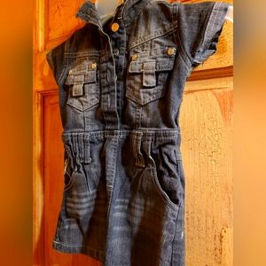Jean jump dress 2T